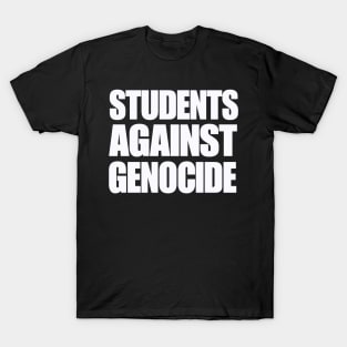 Students Against Genocide - White - Front T-Shirt